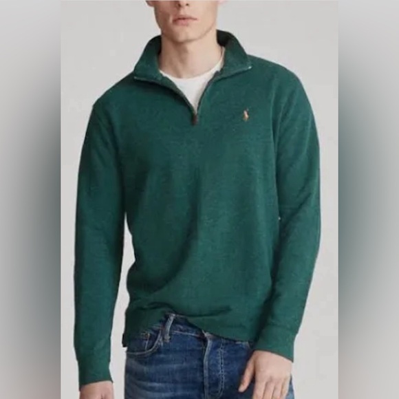 Polo Ralph Lauren Other - Polo Ralph Lauren 1/4 Zip Rib Knit Long Sleeve Pullover Sweater Size XL